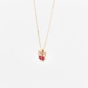 Zlatá retiazka s príveskom motýľ